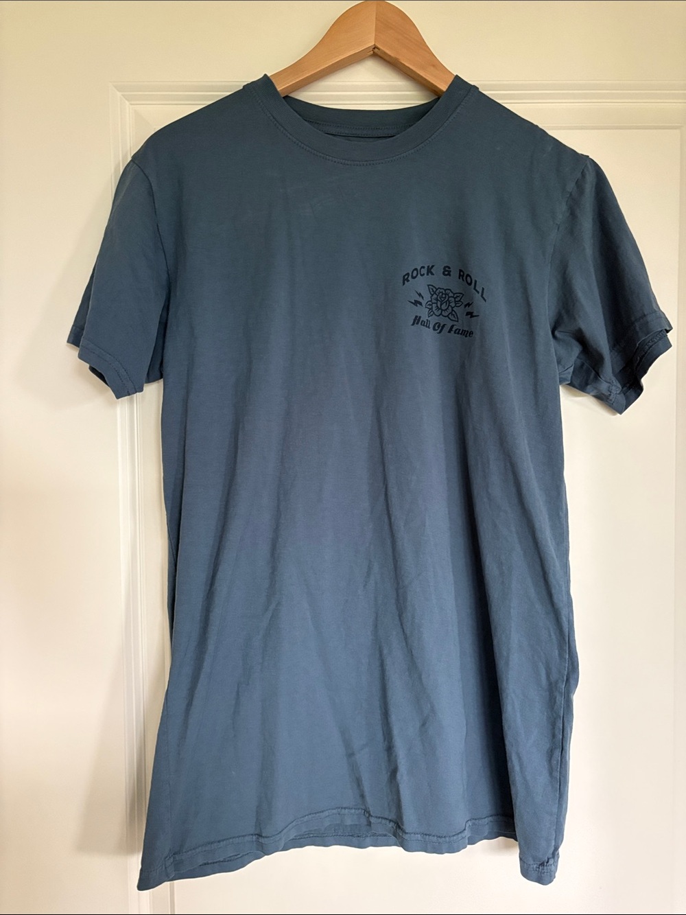 Blue Men's Rock & Roll Hall of Fame Graphic Crewneck T-Shirt